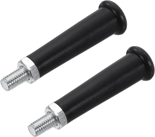 Miniatura 5 de uxcell Manijas de sujeción con abrazadera Perillas de tornillo Mango M10x15mm Roscado Plástico Metal Manija Giratoria Grip