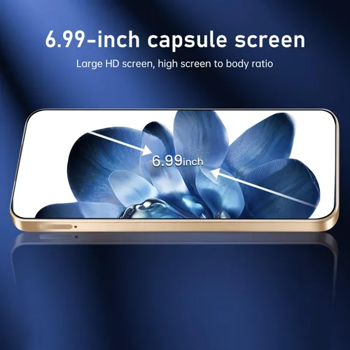 Miniatura 5 de OEJBK 16PROMA X Smartphone Nueva Actualización 16GB+512GB/Pantalla de 17,75 cm, Cámara Zoom 68+108MP, Acabado de Vidrio Templado, 7000mAh, Desert