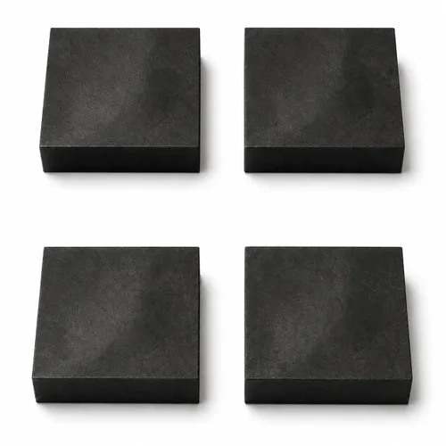 4 paquetes de bloques de lingote de grafito, 99.9% de grafito EDM de alta pureza en blanco para molde de fundición de metal (1.969 in x 1.969 in x