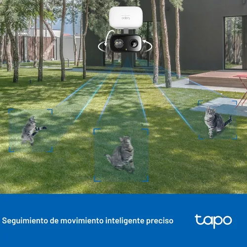 Miniatura 6 de Tapo Cámara de seguridad con cable 2K para interiores y exteriores, monitoreo de bebé, detección de llanto de personas y bebés, seguimiento de Blanco