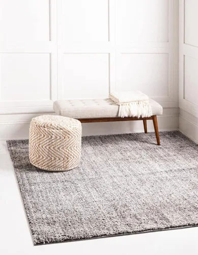Miniatura 38 de Unique Loom Shaggy Chic Collection - Alfombra de área lanuda (9 pies 4 pulgadas x 12 pies 2 pulgadas, rectangular, color blanco sal marina)