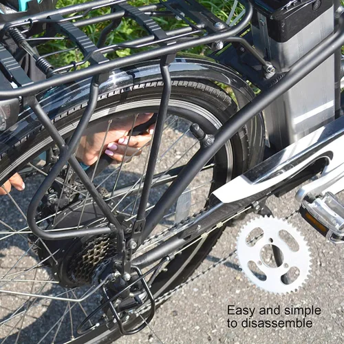 Miniatura 5 de 25H 47T Piñón 3 Agujero Reemplazo para Scooter Eléctrico Bicicleta Piñón Trasero Acero 3.898 in Diámetro 1.142 in Agujero