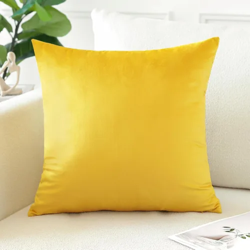 Miniatura 26 de Artscope Fundas de Almohada de Terciopelo de Lujo Súper Suaves Decorativas Cuadradas Fundas de Cojín para Sofá Sillón Dormitorio Decoración
