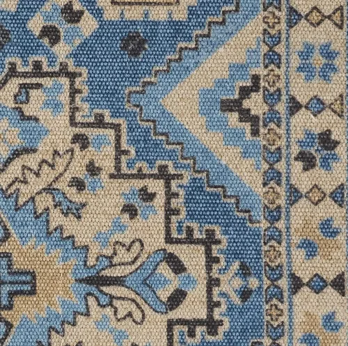 Miniatura 4 de French Connection Alfombra lavada a la piedra Estilo Halyn Ink Decoración bohemia moderna para el hogar Alfombra rectangular 100% algodón