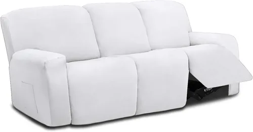 Miniatura 89 de Easy-Going - Funda elástica de microfibra para sofá reclinable seccional, suave vellón ajustable a tu sofá de 2 cuerpos, lavable, protege tus