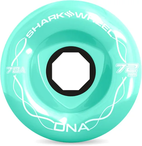Miniatura 2 de Ruedas Shark Wheel de 72 mm para longboard de crucero, fórmula DNA, juego de 4 ruedas