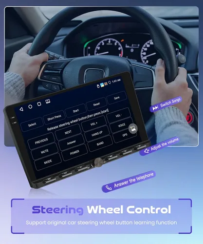 Miniatura 5 de Estéreo de coche de 4 GB+64 GB para Ford F150 (2009-2012) CarPlay Android Auto inalámbrico Radio de coche con pantalla táctil de 9 pulgadas