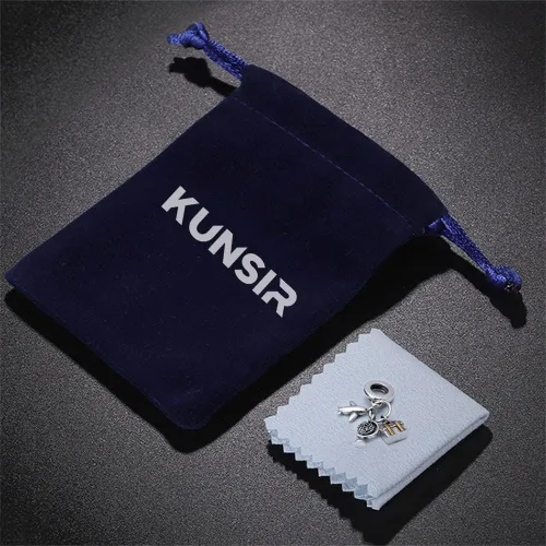 Miniatura 75 de KUNSIR Los abalorios se adaptan a pulseras Pandora para mujer, plata de ley 925, cuentas colgantes de joyería para niñas, dijes de feliz cumpleaños
