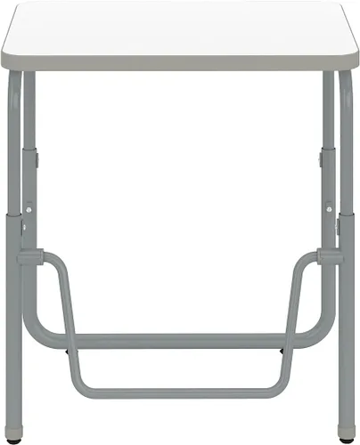 Miniatura 9 de Safco Productos AlphaBetter 2.0 Escritorio para estudiantes de altura ajustable con barra de reposapiés oscilante y caja de libros, sentado a pie