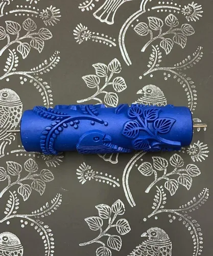Miniatura 2 de Rodillo de pintura modelado decorativo, rodillo de goma de la textura de 7 pulgadas con la máquina de la pintura, utilizado para la decoración