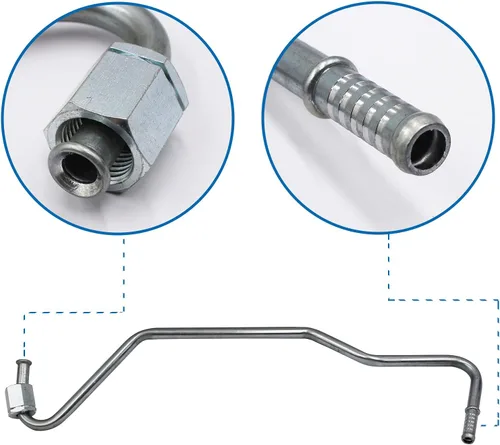 Miniatura 5 de 2 líneas de refrigeración de transmisión en radiador para Jeep Grand Cherokee 1999 2000 2001 2002 2003 4.0L 52079432AC 52079753AB