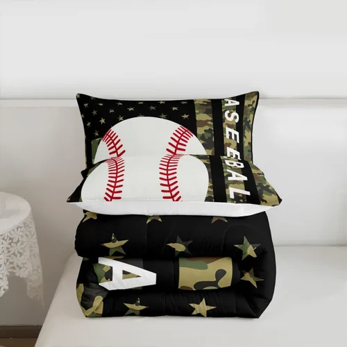 Miniatura 107 de Feelyou Juego de edredón de baloncesto para niñas y niños, juego de ropa de cama con juegos de pelota, decoración de habitación, regalo para amantes