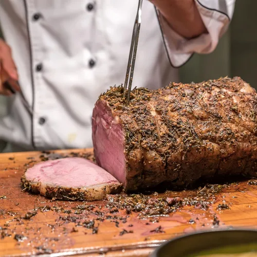 Miniatura 2 de Ergo Chef Prodigy Series - Juego de 2 rebanadores de 12 pulgadas, pechuga, cuchillo para tallar asado y tenedor para tallar carne de 8 pulgadas Pro