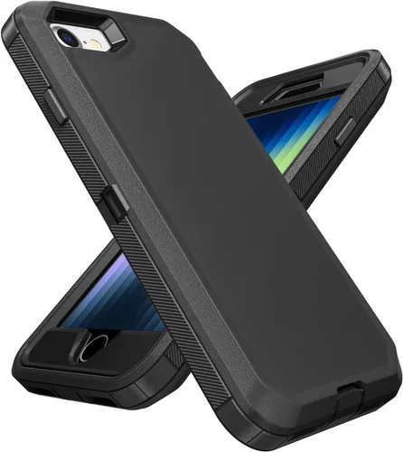 Miniatura 8 de Jelanry para iPhone 5/ 5S/ SE 1ª Generación (2016) Funda de uso rudo resistente a prueba de golpes de doble capa, carcasa protectora deportiva