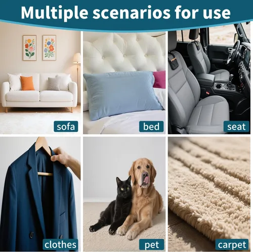 Miniatura 7 de Recambios de rodillo de pelusa grande para pelo de mascotas de 6.3 pulgadas, 360 hojas, suplemento extra adhesivo para eliminación de pelo de gatos