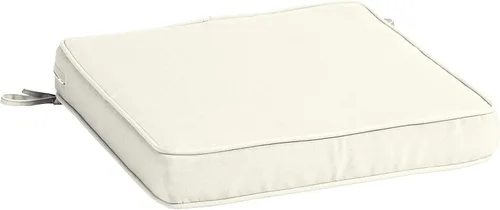 Miniatura 19 de Arden Selections ProFoam Performance Outdoor Seat Cushion 20 x 20, Onyx Black Cabana Stripe (Pack of 4)