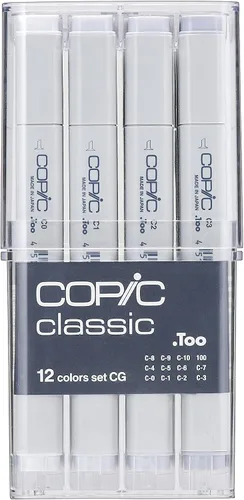 Miniatura 2 de Copic Juego de marcadores de 12 piezas gris frío