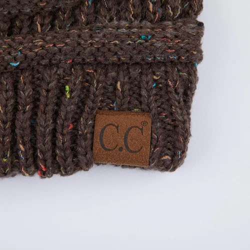 Miniatura 454 de C.C Trendy Warm Chunky Soft Stretch Cable Knit Beanie