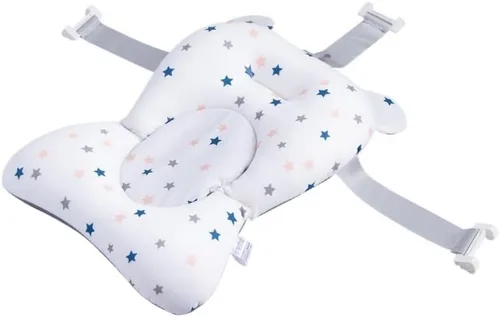 Almohada de baño Asiento De Baño Para Bebé, Alfombrilla De Apoyo Plegable Para Bañera De Bebé, Almohadilla Y Silla Para Bañera De Recién Nacido,