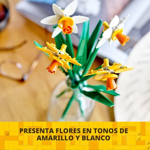 Miniatura 4 de LEGO Narcisos - Juguete de construcción para niños, niñas y niños, a partir de 8 años - Regalo de cumpleaños para niños - Narciso artificial