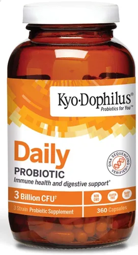 Miniatura 5 de Suplemento con probióticos para la salud digestiva y del sistema inmunitario, de Kyolic Kyo-Dophilus (en cápsulas), 600-49, 1, 1