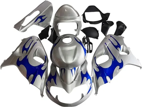 Miniatura 388 de Kit de carenado de inyección azul, negro y blanco para Suzuki GSXR600 GSX750 2006 2007 GSXR 600 GSX-R750 06 07 ABS Carenado de plástico completo