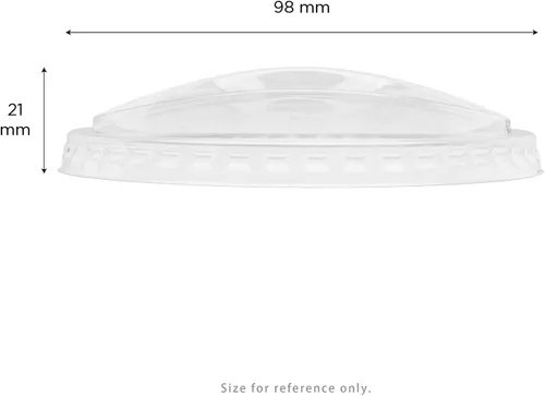 Miniatura 5 de Karat C-KC626TS-SHNE - Tapa para sorbete de PET de 3.858 in para vaso de PET de 12-24 onzas, tapas para sorbos, tapas sin pajilla, 1,000