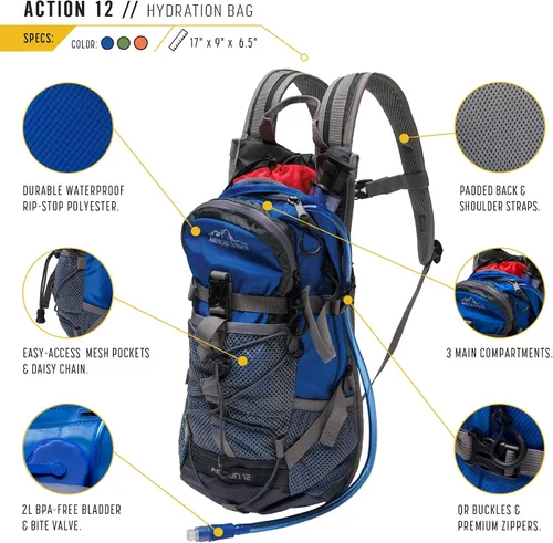 Miniatura 4 de American Outback Mochila de hidratación Diamond