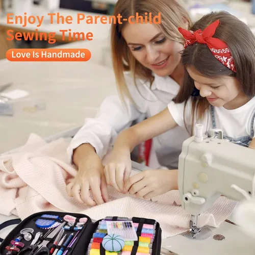 Miniatura 7 de TALERLUV Kit de costura de aguja e hilo para adultos, juego básico de costura a mano para principiantes, viajes, pequeños arreglos y reparaciones