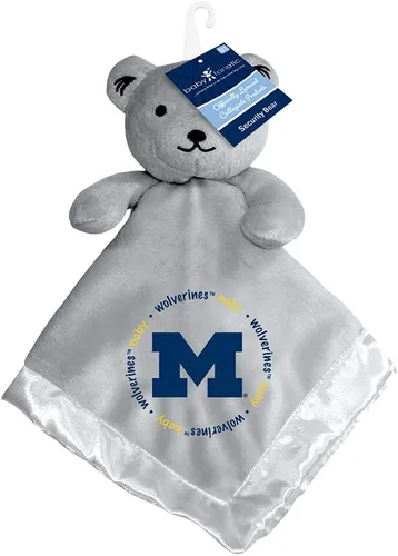 Miniatura 30 de Baby Fanatic Oso de seguridad gris - NCAA - Con licencia oficial Snuggle Buddy