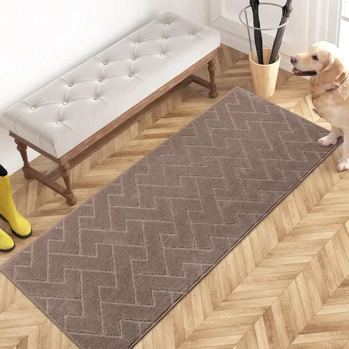 Miniatura 44 de PURRUGS Alfombra de fácil cuidado de 6 x 9 pies, antideslizante, lavable a máquina, tapete para puerta de perro, resistente a las manchas