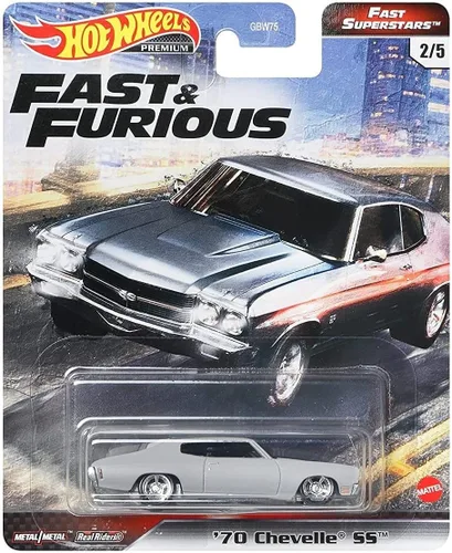 Hot Wheels Colección Fast & Furious de vehículos a escala 1:64 de la franquicia Fast Film, autos modernos y clásicos, gran regalo para