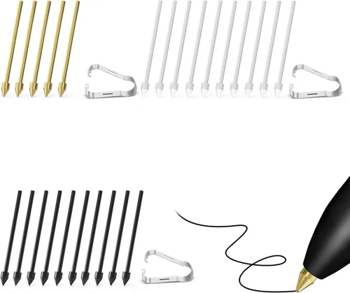 Miniatura 25 de Lápiz Táctil para Samsung Galaxy S22 Ultra 5G SM-S908, Kit de Reemplazo S Pen S22 Ultra con Sensibilidad a la Presión de 4096, Sin Bluetooth Negro