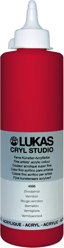 Miniatura 127 de Lukas CRYL Studio Artist - Pintura acrílica para artistas, Alizarín Carmesí, tubo de 125 ml - Pinturas acrílicas de alto pigmento para pintura
