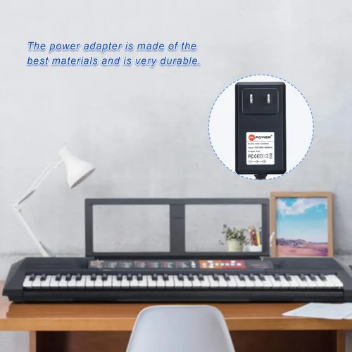 Miniatura 6 de PK Power - Cargador adaptador de CA de 12 V para Yamaha EZ, DD, YPG, DGX, YPT y teclado portátil Series y P Digital Piano (PA130 PSR-E403 EZ-AG)