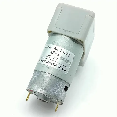Miniatura 6 de AP-3 DC 3V-6V -80Kpa 390 Bomba de aire del motor Bomba de pistón Bomba de vacío de succión de presión negativa Empaquetador de inflado de bricolaje