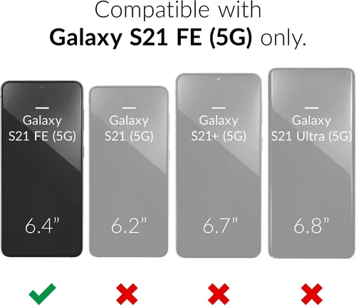 Miniatura 2 de Crave Slim Guard Para Galaxy S21 FE Caso, A Prueba De Golpes Para Samsung Galaxy S21 FE 5G (6.4 Pulgadas) - Verde Bosque