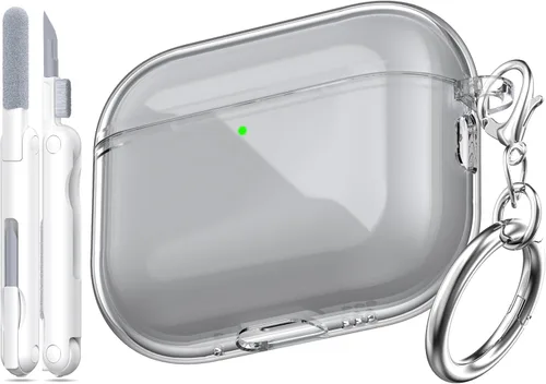 Miniatura 20 de Funda para Estuche de Airpods Pro de 2ª/1ª Generación, Compatible con Estuche de Airpods Pro de 2ª Gen Puerto de Carga USB C, Funda Suave