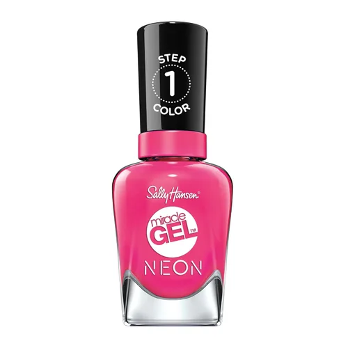 Miniatura 29 de Sally Hansen Miracle Gel Supercharged Pinks Esmalte de uñas Fórmula similar a gel de calidad de salón, sistema de dos pasos, no necesita luz UV
