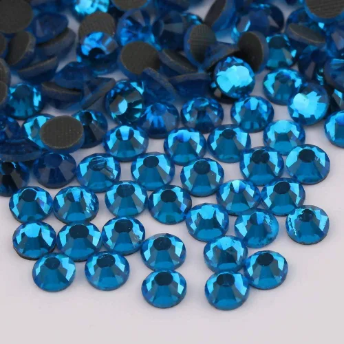 Miniatura 31 de BEADSLAND - Diamantes de imitación de cristal termoadhesivos, piedra cortada a máquina, 1440 unidades/paquete (amarillo limón, SS20/5 mm)
