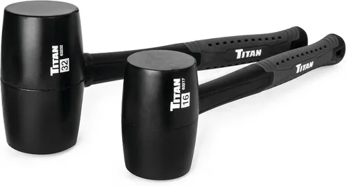 Miniatura 11 de Titan 63136 - Juego de martillos de 6 piezas, incluye 16 onzas y 32 onzas, mazo de goma de 32 onzas, martillo de 3 libras, golpe muerto de 2 libras