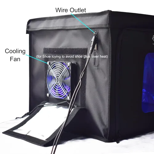 Miniatura 5 de Caja de curado con luz UV Recinto de curado 400 (L) 380 (W) * 400 (H) mm Gabinete de curado grande 365-460nm Luz UV para curar LCD SLA DLP