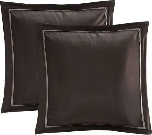 Miniatura 13 de Madison Park Essentials Delaney - Juego de edredón de 24 piezas Room In A Bag, jacquard de satén, ropa de cama de lujo para todas las estaciones