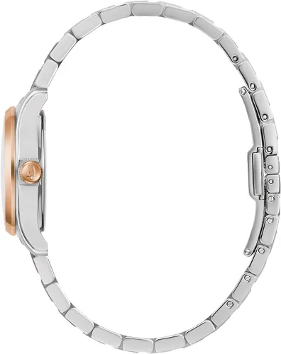 Miniatura 2 de Bulova Damas Clásico Mini Wilton 3 Manos Reloj Quartz Plata Acero Inoxidable, Día Fecha, 29mm
