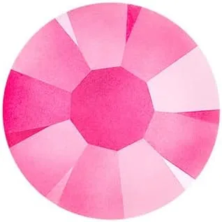 Miniatura 14 de 144 piezas SS10 Preciosa Maxima - Cristal checo con parte trasera plana 438 11 615, diamantes de imitación para manualidades, color rosa