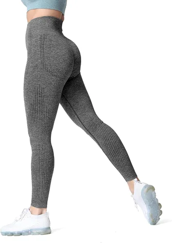 Aoxjox Leggings de cintura alta para mujer para entrenamiento gimnasio sin costuras pantalones de yoga
