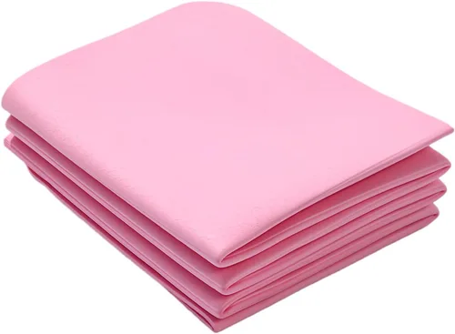 Tapete de yoga plegable, almohadilla portátil de 72 x 24 pulgadas, antideslizante, tapete de fitness con correa de transporte y soporte de cojín,