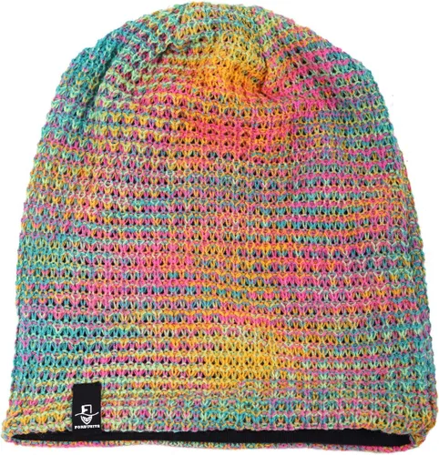 Miniatura 2 de HISSHE Gorro holgado para mujer, boina de punto, gorra de calavera holgada para invierno y verano, B08w