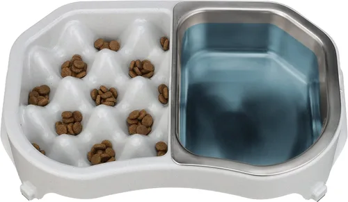 Miniatura 16 de Neater Pet Brands - Comedero lento, ordenado, para perros, divertido, saludable, sin estrés, tazón que ayuda a detener la inflamación, evita