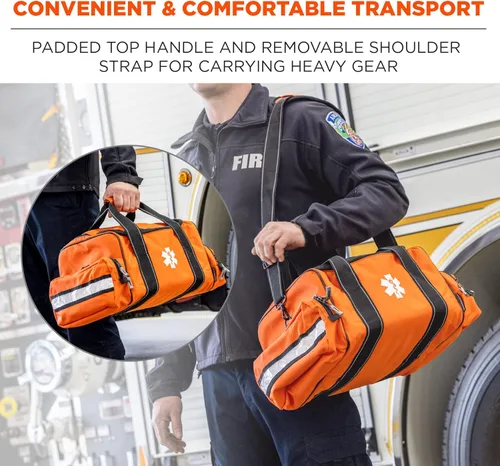 Miniatura 5 de Ergodyne Arsenal 5215 Medic First Responder Trauma - Bolsa de lona con correa para el hombro, color naranja